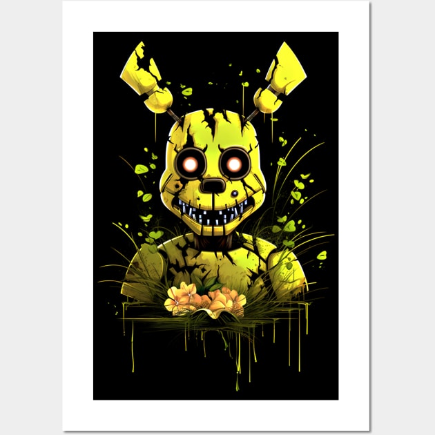 Afton Springtrap: Dredges Wall Art by shecamefromcyberspace@gmail.com